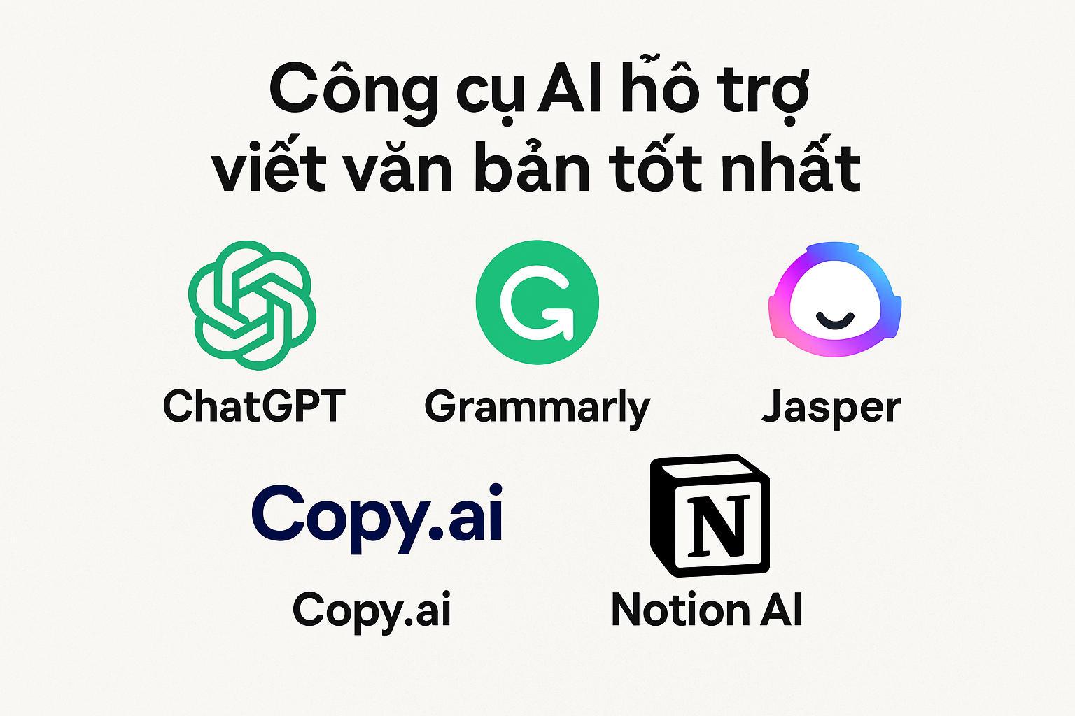 Top 5 công cụ AI hỗ trợ viết văn bản hiệu quả dành cho dân văn phòng và sáng tạo