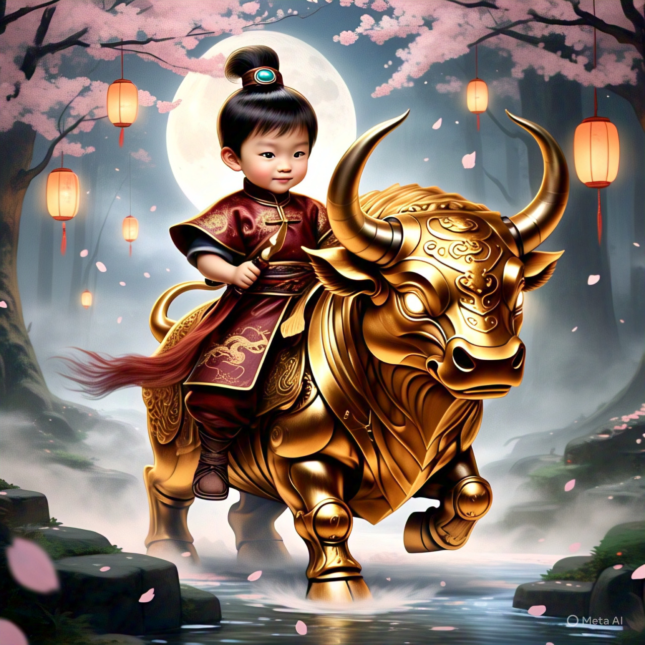 Em bé và Kim Ngưu